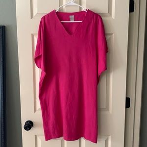 Chico’s Hot Pink Linen Dress Size 1 (8/10 M)